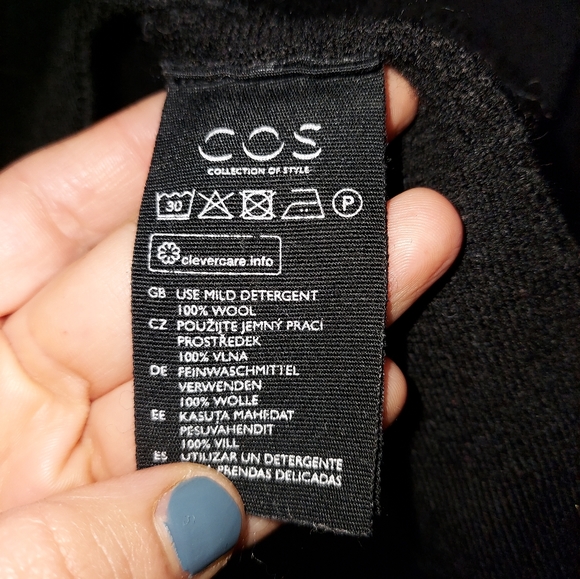 Cos wool scalloped sweater - Picture 3 of 3